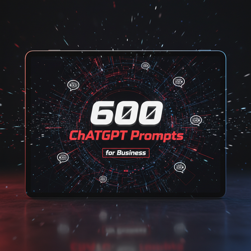 600 ChatGPT Prompts for Business - Digital Product Cover
