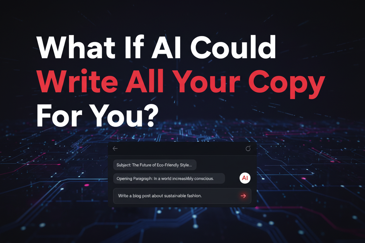 What If AI Could Write All Your Copy For You?